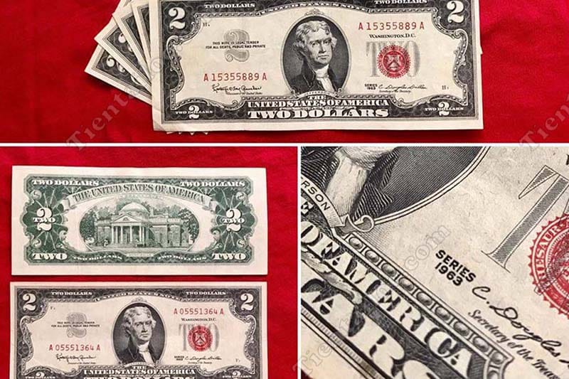 2 USD 1963 1 2 usd 1963